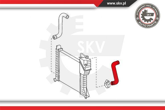 ESEN SKV radiatoriaus žarna 24SKV343